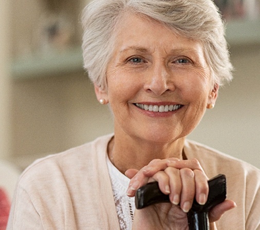 Smiling senior woman