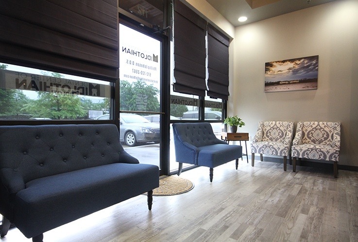 Dental office waiting area