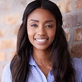 Woman with beautiful smile